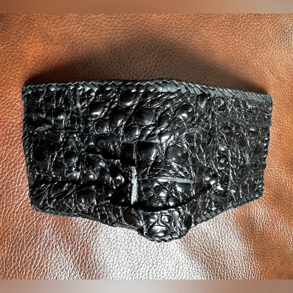 Saint Matainie Crocodile Bifold Wallet - Picture 10 of 14